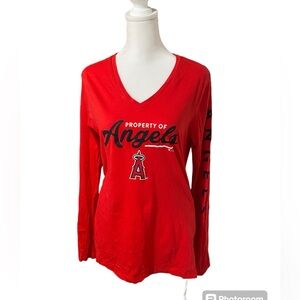Angel's Baseball Women's Top Size S